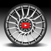 Moto Metal MO807 Shockwave Machined Gloss Black Custom Truck Wheels Rims 4